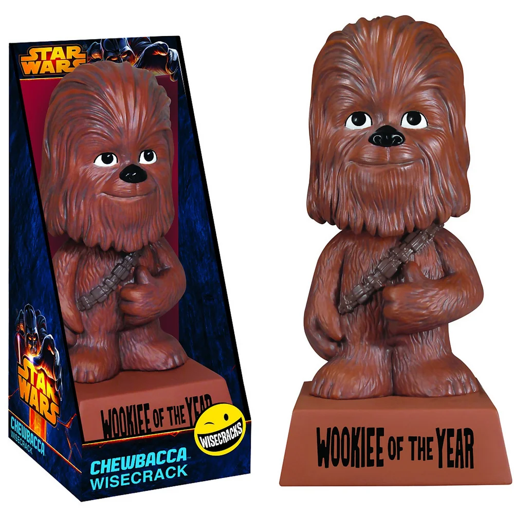 Funko Wisecracks Star Wars Chewbacca 'Wookie of the Year' Bobblehead Image 1