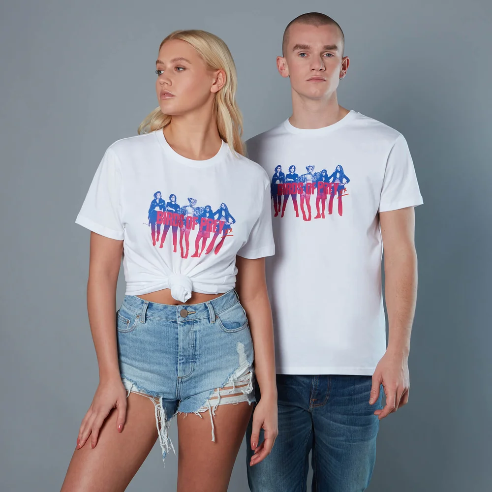 Girl Gang Unisex Birds of Prey T-Shirt - White - S Image 1