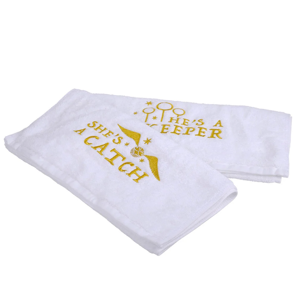 Harry Potter His and Hers 100% Cotton Bath Towel Set Image 1
