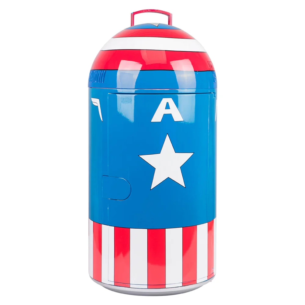 Marvel Captain America 14L Mini Fridge - US Plug Image 1