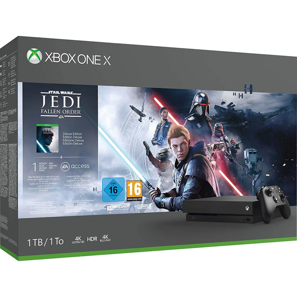 Xbox One X 1TB Star Wars Jedi Fallen Order Bundle Image 1