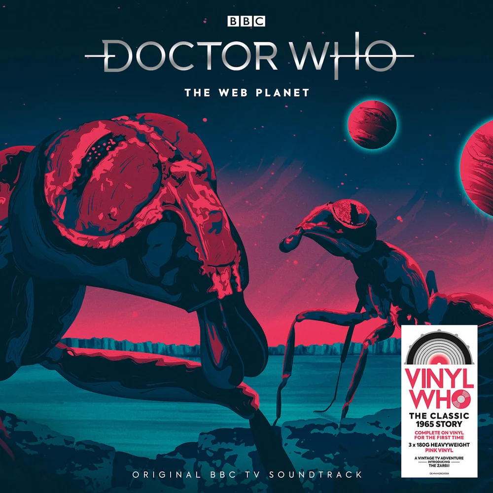 Doctor Who - The Web Planet 3x Pink Vinyl Set Image 1
