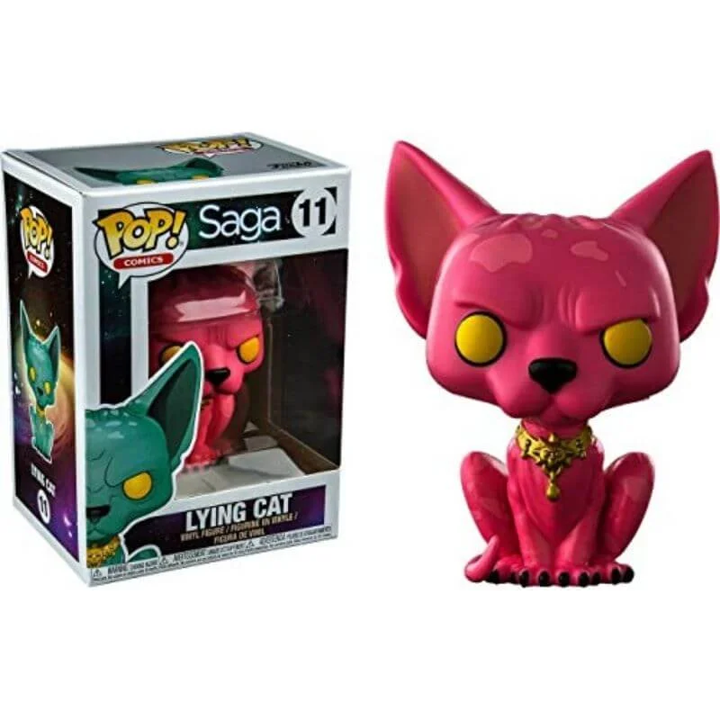Saga Lying Cat Pink EXC Pop! Vinyl Figure Image 1