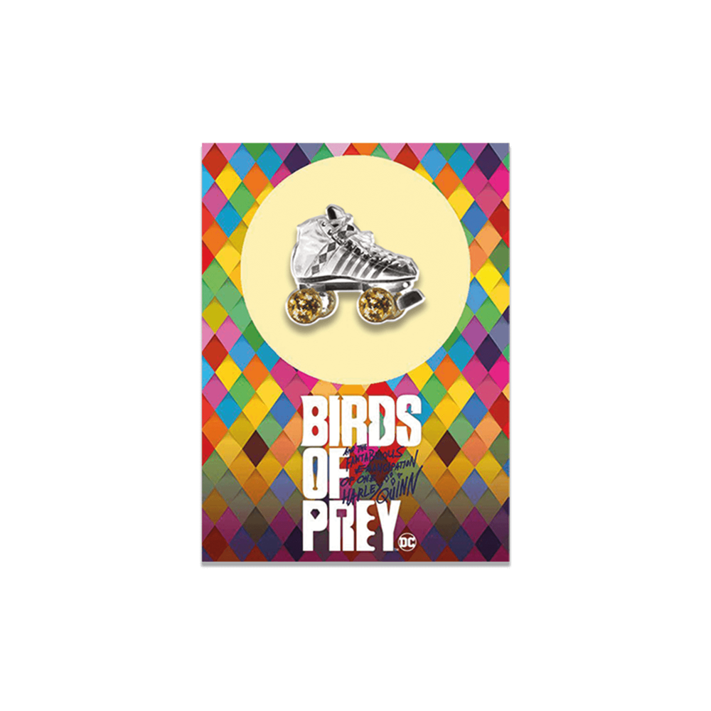 Harley Quinn Birds of Prey Collectable Pin Badge - Rolllerblade Image 1