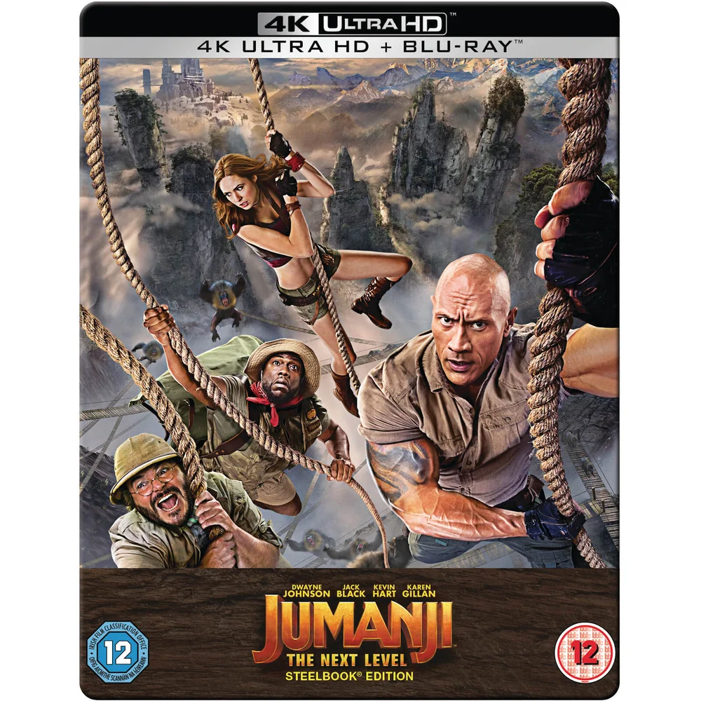 Jumanji: The Next Level - 4K Ultra HD Steelbook (Includes 2D Blu-ray) Image 1