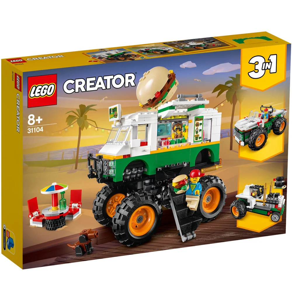 LEGO Creator: 3in1 Monster Burger Truck Building Set (31104) Image 1