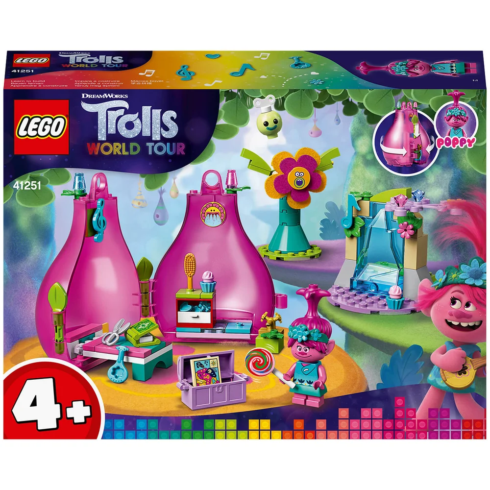 LEGO Trolls 4+ Poppy’s Pod Portable Travel Set (41251) Image 1