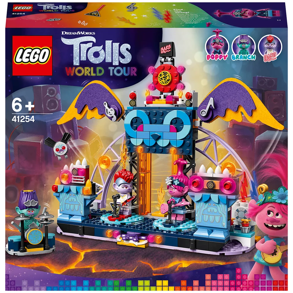 LEGO Trolls Volcano Rock City: Concert Playset (41254) Image 1