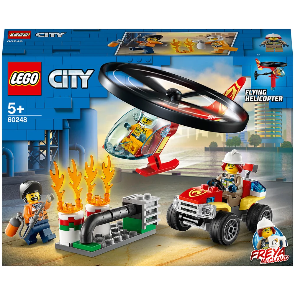 LEGO City: Fire Helicopter Response Building Set (60248) Image 1