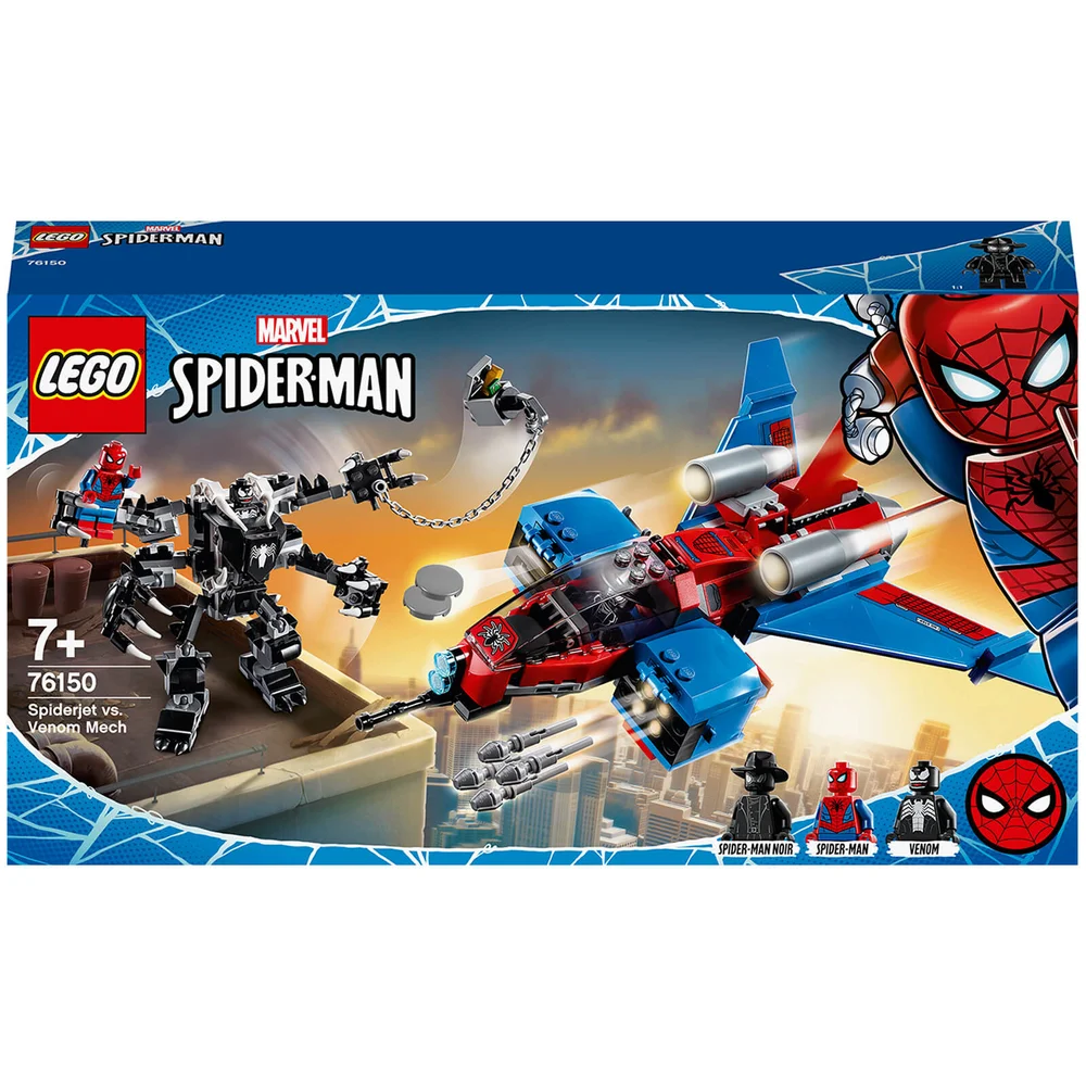 LEGO Marvel Spider-Man Jet vs. Venom Mech Playset (76150) Image 1