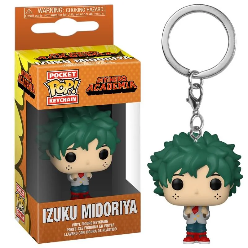 My Hero Academia Deku in School Uniform Pop! Keychain Image 1