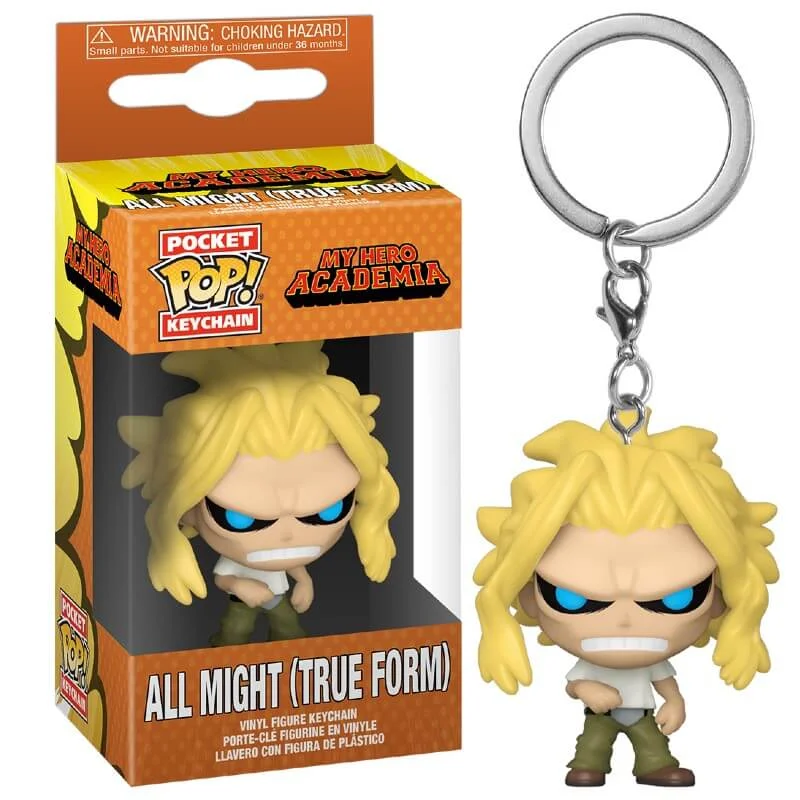My Hero Academia All Might Weakened State Pop! Keychain Image 1