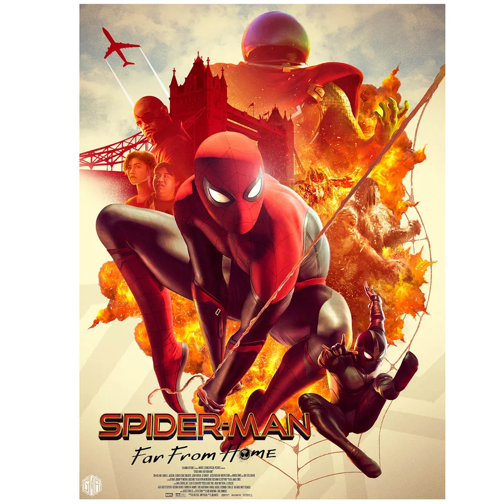 Marvel Spider-Man: Far From Home Lithograph Print by Carlos Dattoli Image 1