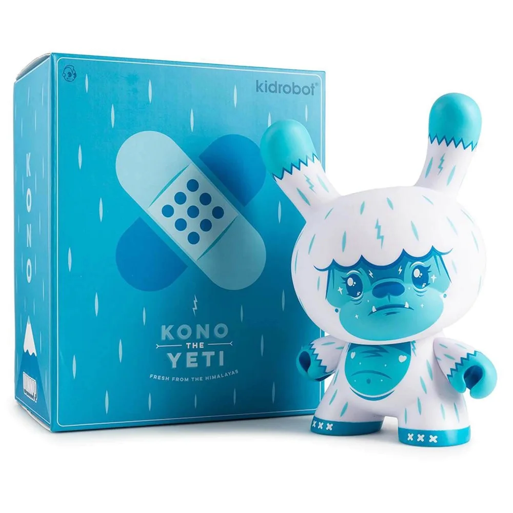 Kidrobot Kono the Yeti Dunny by Squink 8 Inch Vinyl Figure Image 1