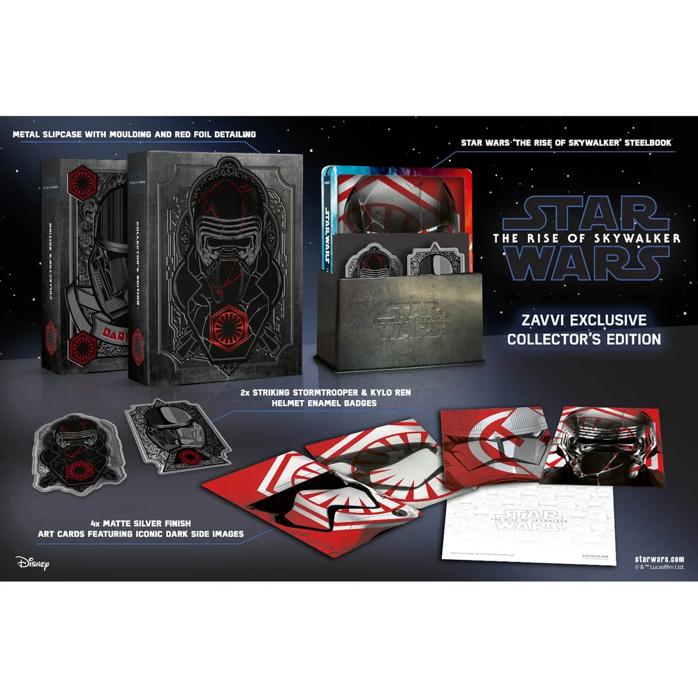 Star Wars: The Rise of Skywalker - Zavvi UK Exclusive Collector’s Edition 3D Limited Edition Steelbook (Includes 2D Blu-ray) Image 1