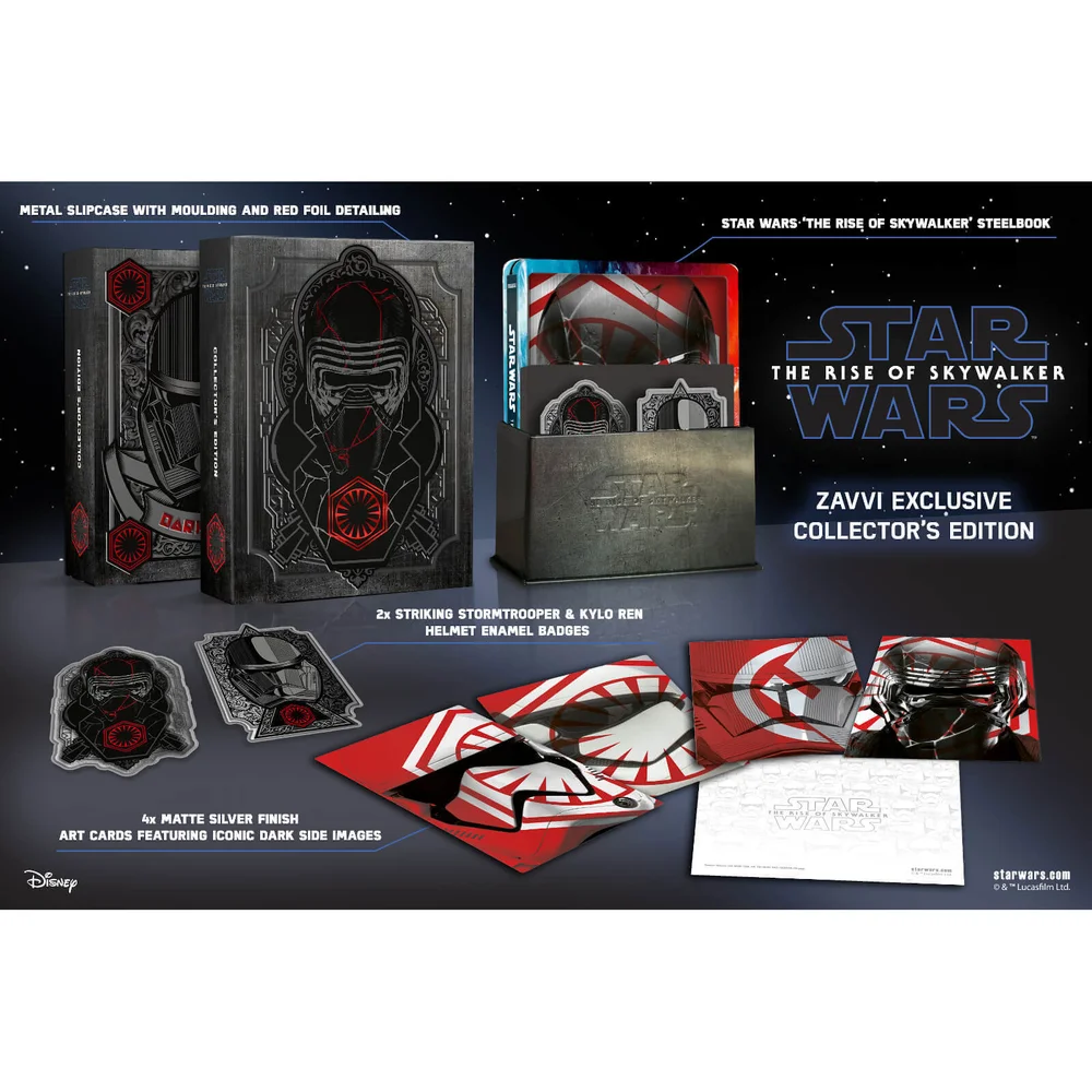 Star Wars: The Rise of Skywalker - Zavvi UK Exclusive Collector’s Edition 4K Ultra HD Limited Edition Steelbook Image 1