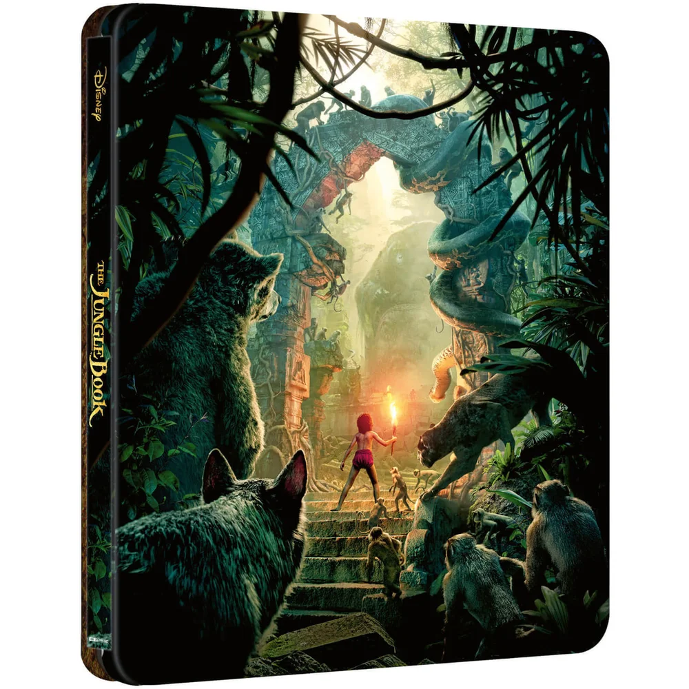 The Jungle Book (Live Action) – Zavvi Exclusive 4K Ultra HD Steelbook (Includes 2D Blu-ray) Image 1