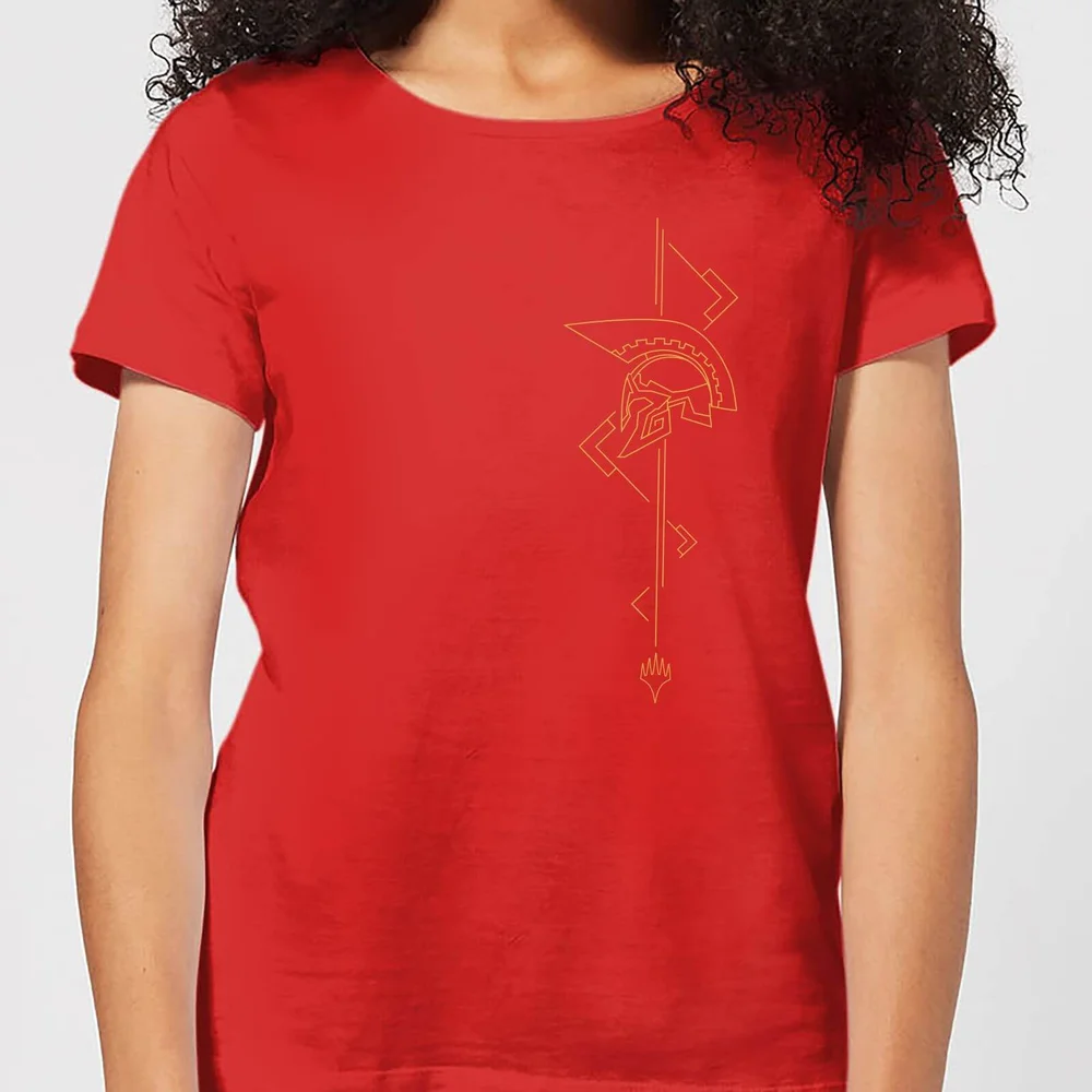 Magic: The Gathering Theros: Beyond Death Asymmetrical Helmet Women's T-Shirt - Red - XS - Red Image 1