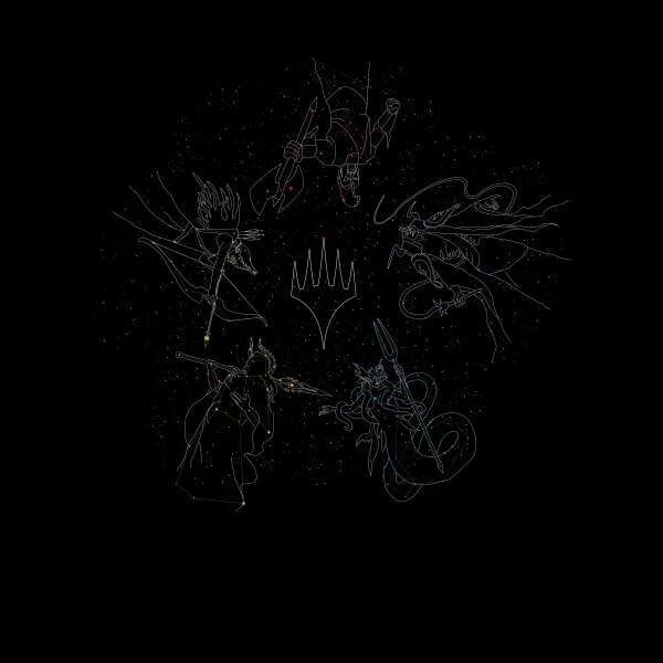 Magic: The Gathering Theros: Beyond Death Gods Constellation Men's T-Shirt - Black