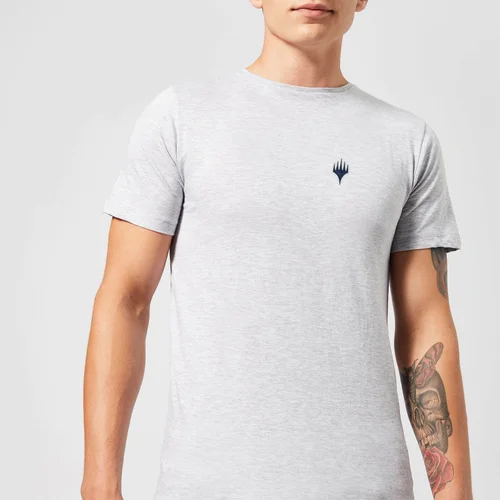 Magic: The Gathering Theros: Beyond Death Planeswalker Symbol Men's Embroidered T-Shirt - Grey