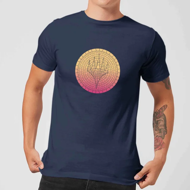 Magic: The Gathering Theros: Beyond Death Planeswalker Symbol Gradient Men's T-Shirt - Navy