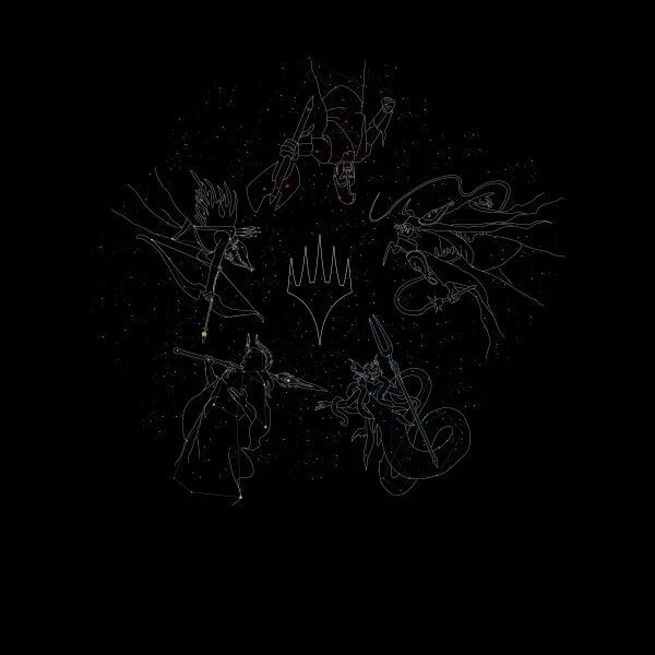 Magic: The Gathering Theros: Beyond Death Gods Constellation Women's T-Shirt - Black