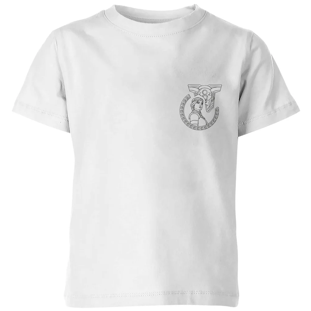Magic: The Gathering Theros: Beyond Death Elspeth Mask Square Kids' T-Shirt - White - 3-4 Years Image 1