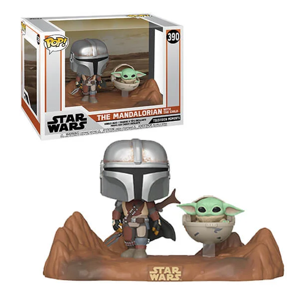 Star Wars The Mandalorian and The Child (Baby Yoda) Pop! Vinyl TV Moment