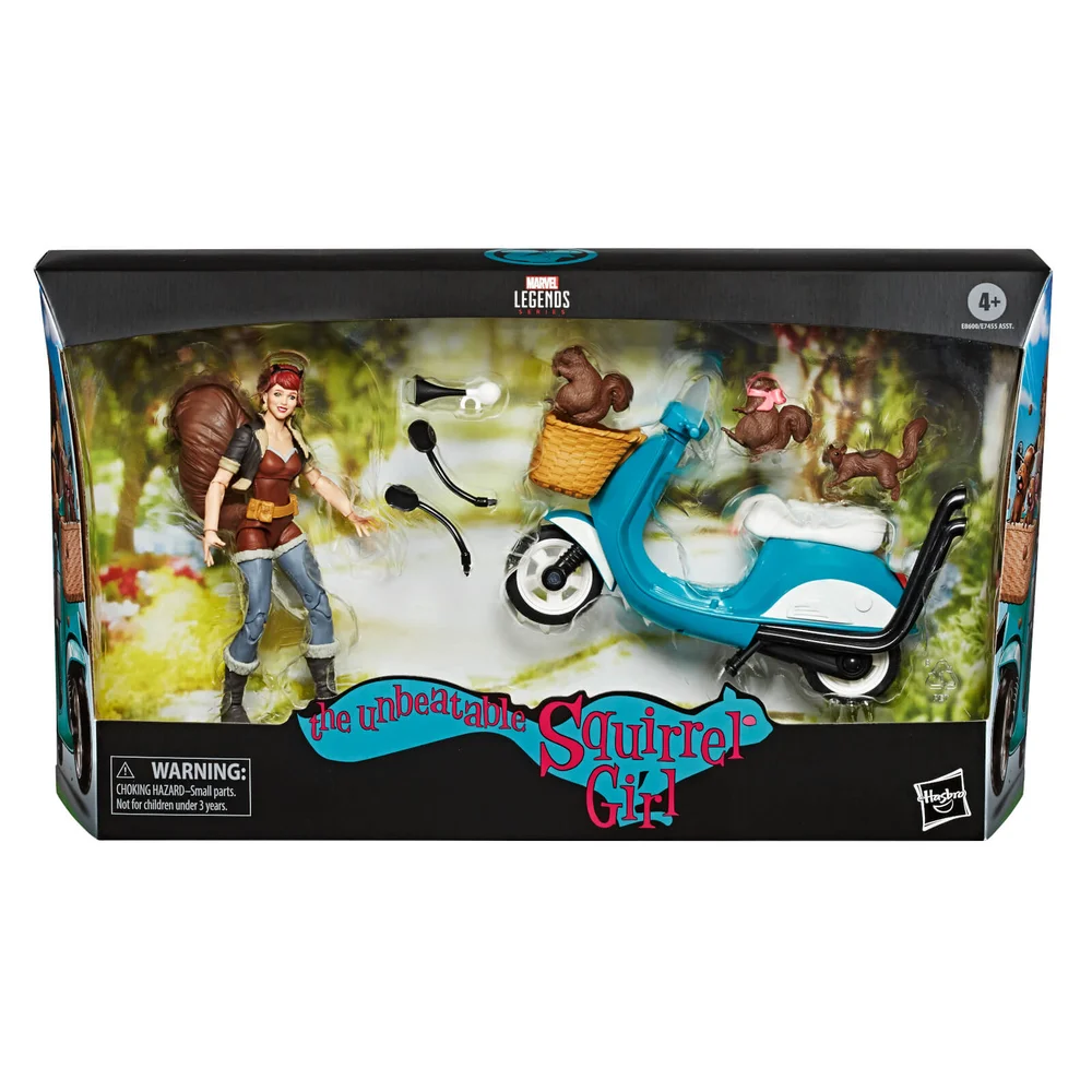 Hasbro Marvel Legends Riders Series Squirrel Girl 6 Inch Action Figure & Vehicle Set Image 1