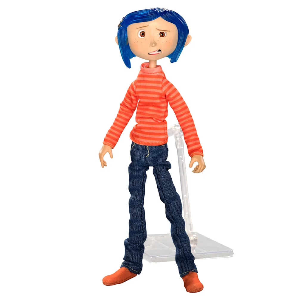 NECA Coraline - Articulated Figure - Coraline in Striped Shirt and Jeans Image 1
