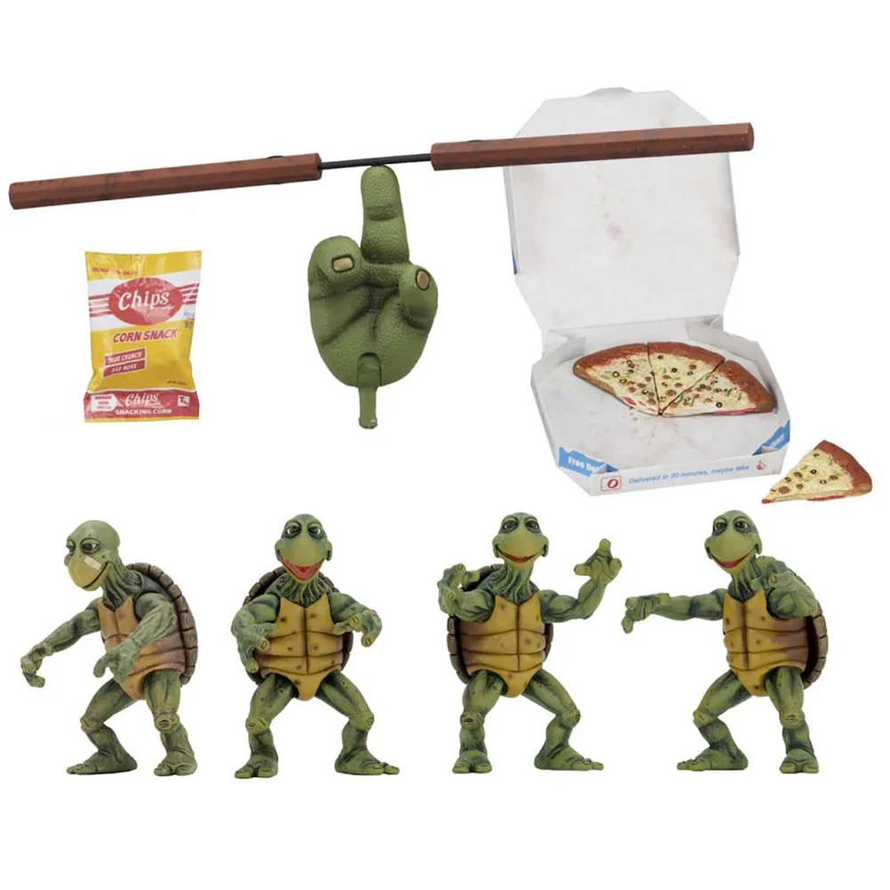NECA TMNT - 1/4 Scale Action Figures - Baby Turtles Set (1990 Movie) Image 1