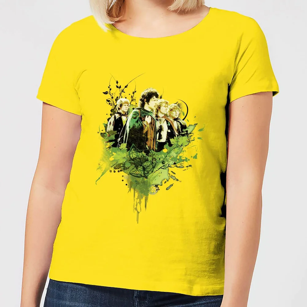 The Lord Of The Rings Hobbits Women's T-Shirt - Yellow - S Image 1