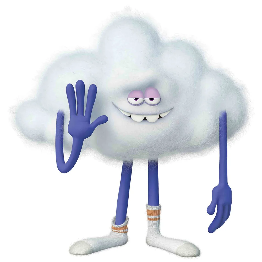 Trolls World Tour Cloud Guy Mini Sized Cardboard Cut Out Image 1