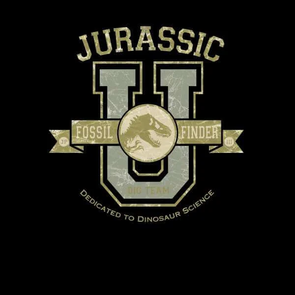 Jurassic Park Fossil Finder Men's T-Shirt - Black
