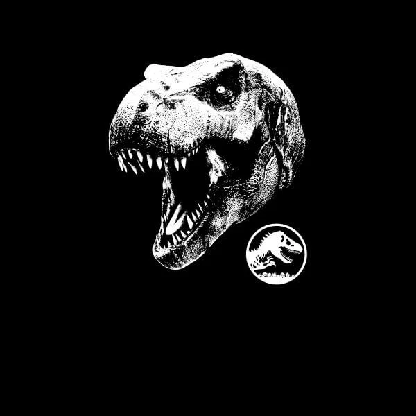 Jurassic Park T Rex Women's T-Shirt - Black