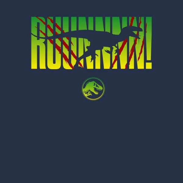 Jurassic Park Run! Men's T-Shirt - Navy