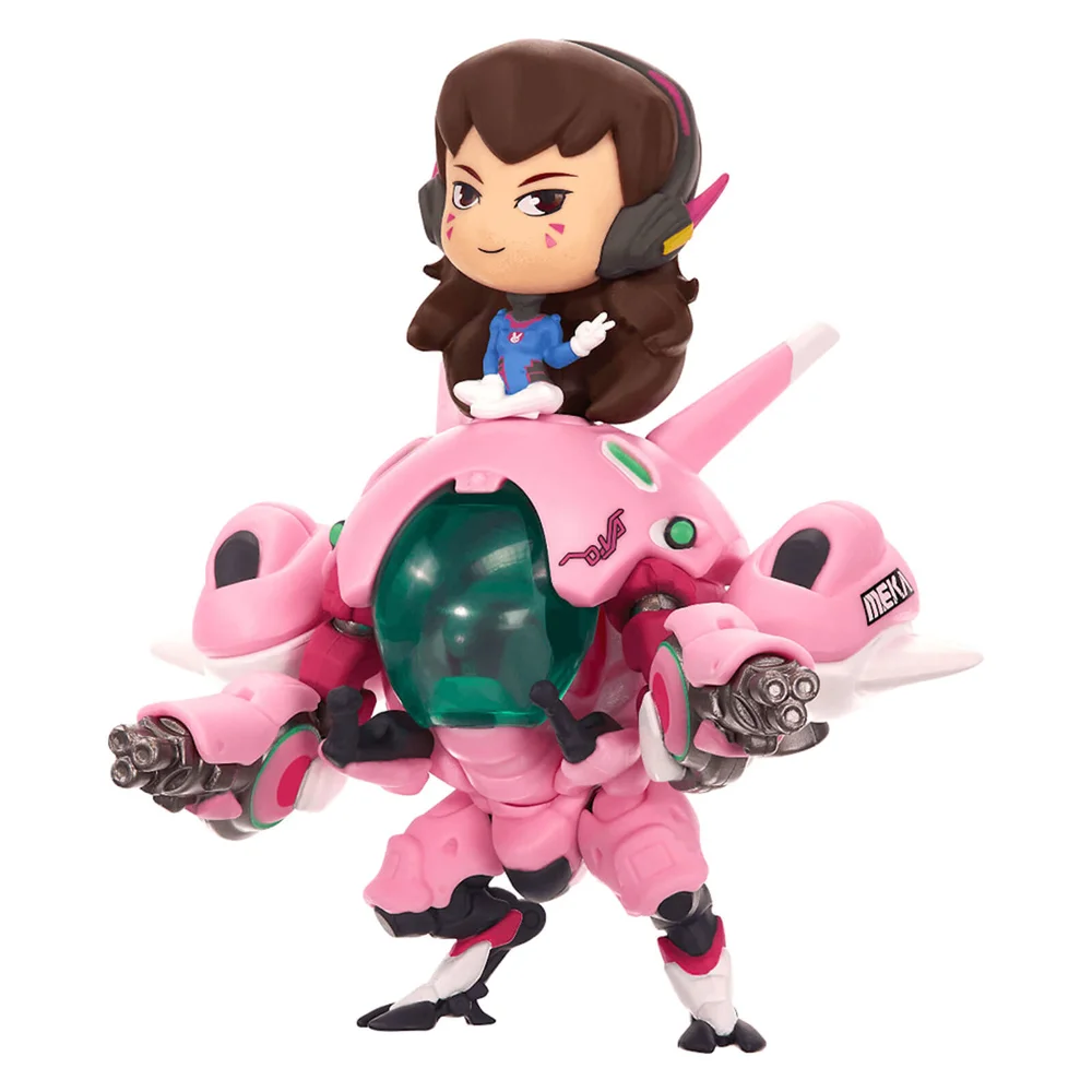 Overwatch Cute But Deadly D.Va with MEKA Figure Image 1