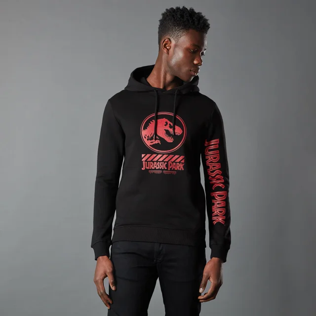 Jurassic Park Primal Warning Unisex Hoodie - Black