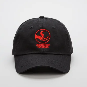 Jurassic Park Primal Raptor Crew Embroidered Cap - Black