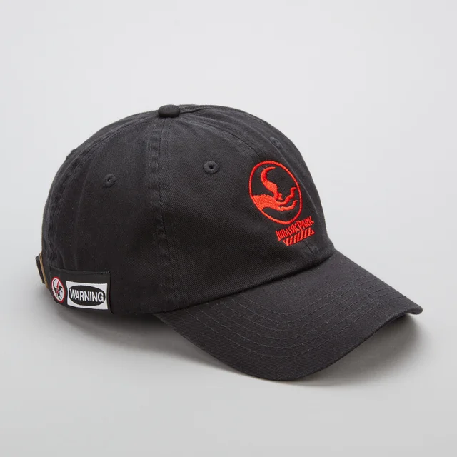 Jurassic Park Primal Raptor Crew Embroidered Cap - Black
