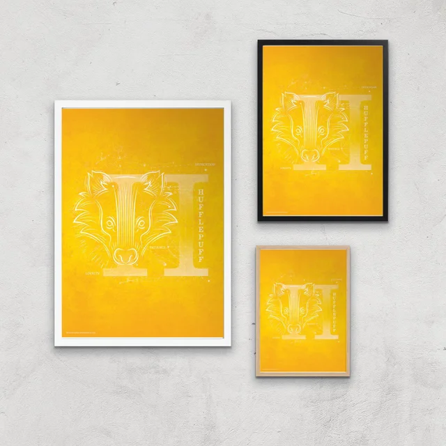 Harry Potter Hufflepuff Giclee Art Print