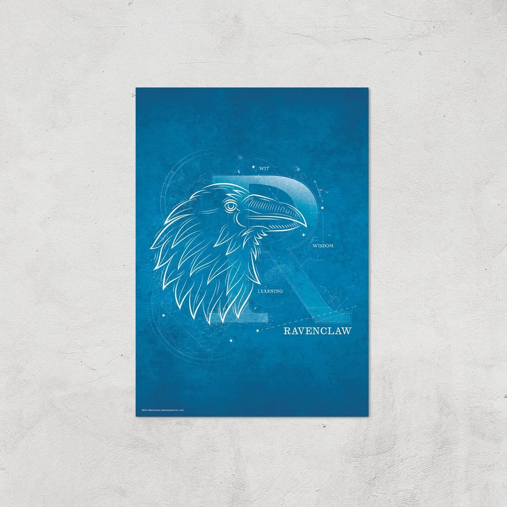 Harry Potter Ravenclaw Giclee Art Print - A4 - Print Only Image 1