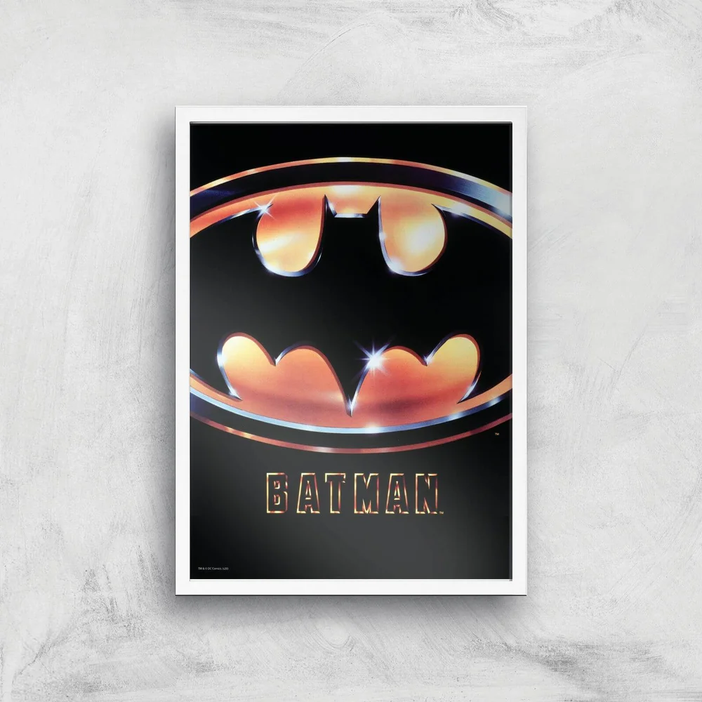 Batman 89 Giclee Art Print - A4 - White Frame Image 1