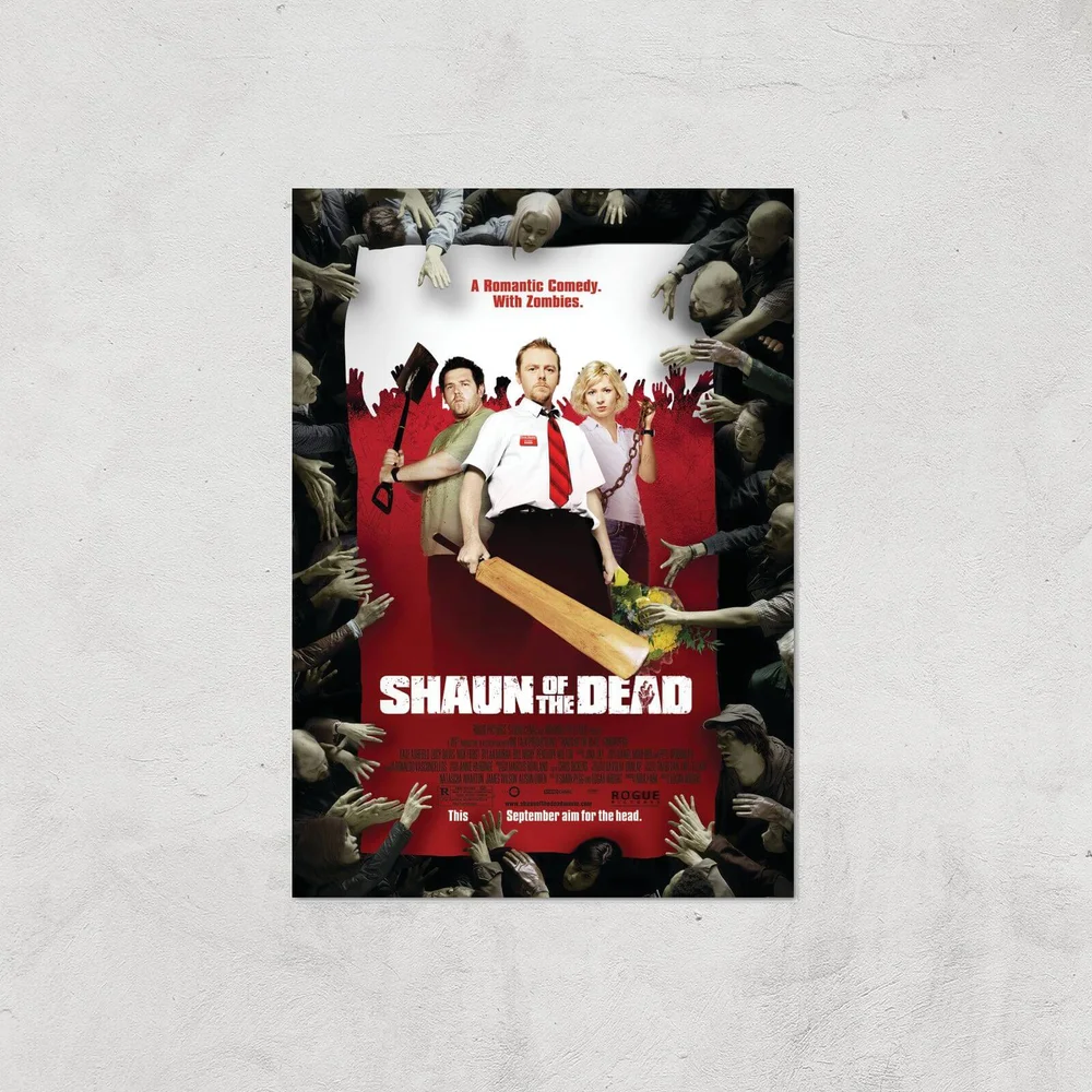 Shaun Of The Dead Giclee Art Print - A4 - Print Only Image 1