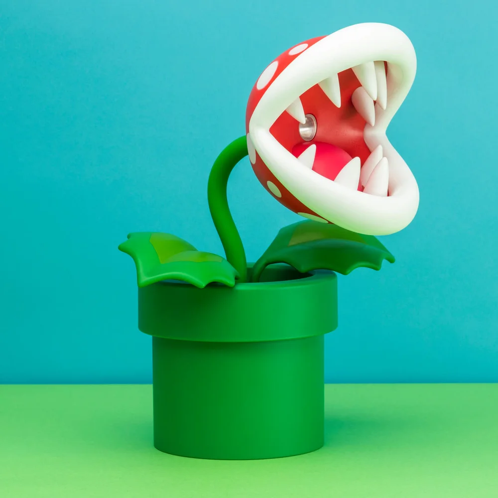 Super Mario Piranha Plant Posable Lamp Image 1