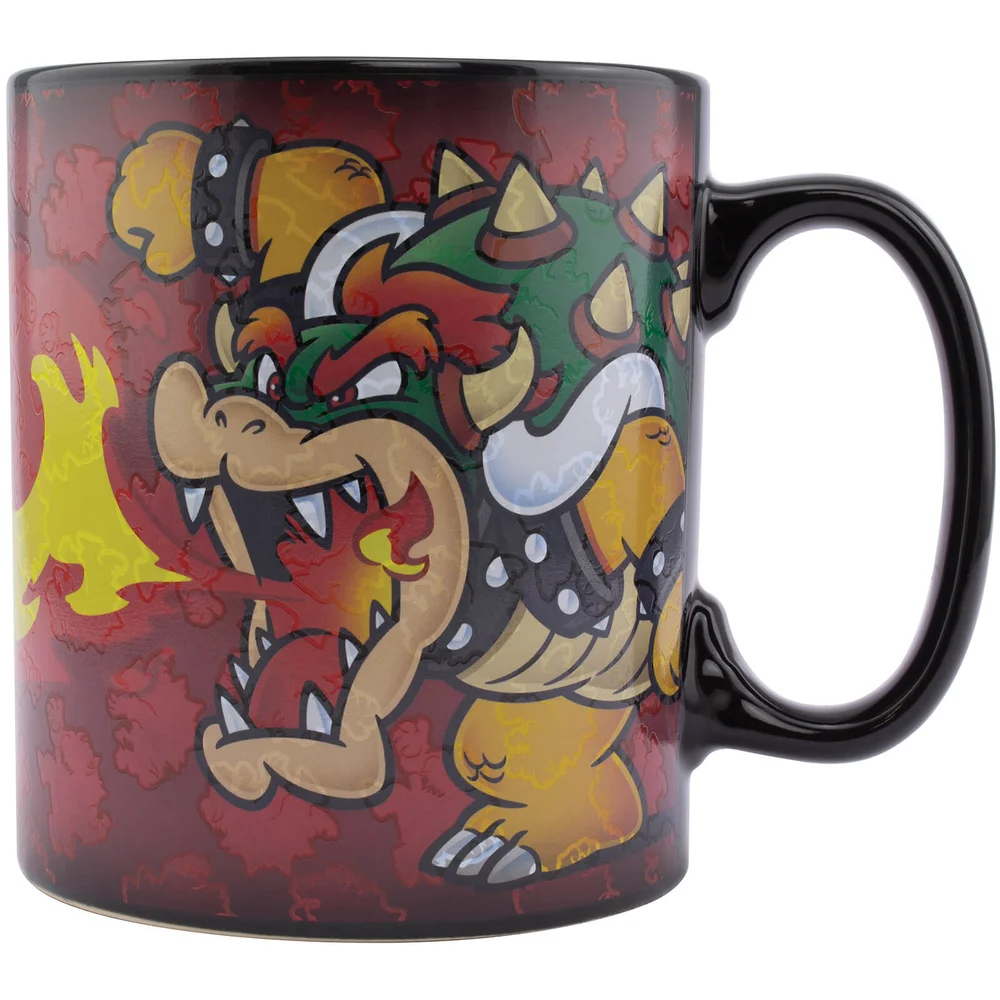 Super Mario Bowser XL Heat Change Mug Image 1