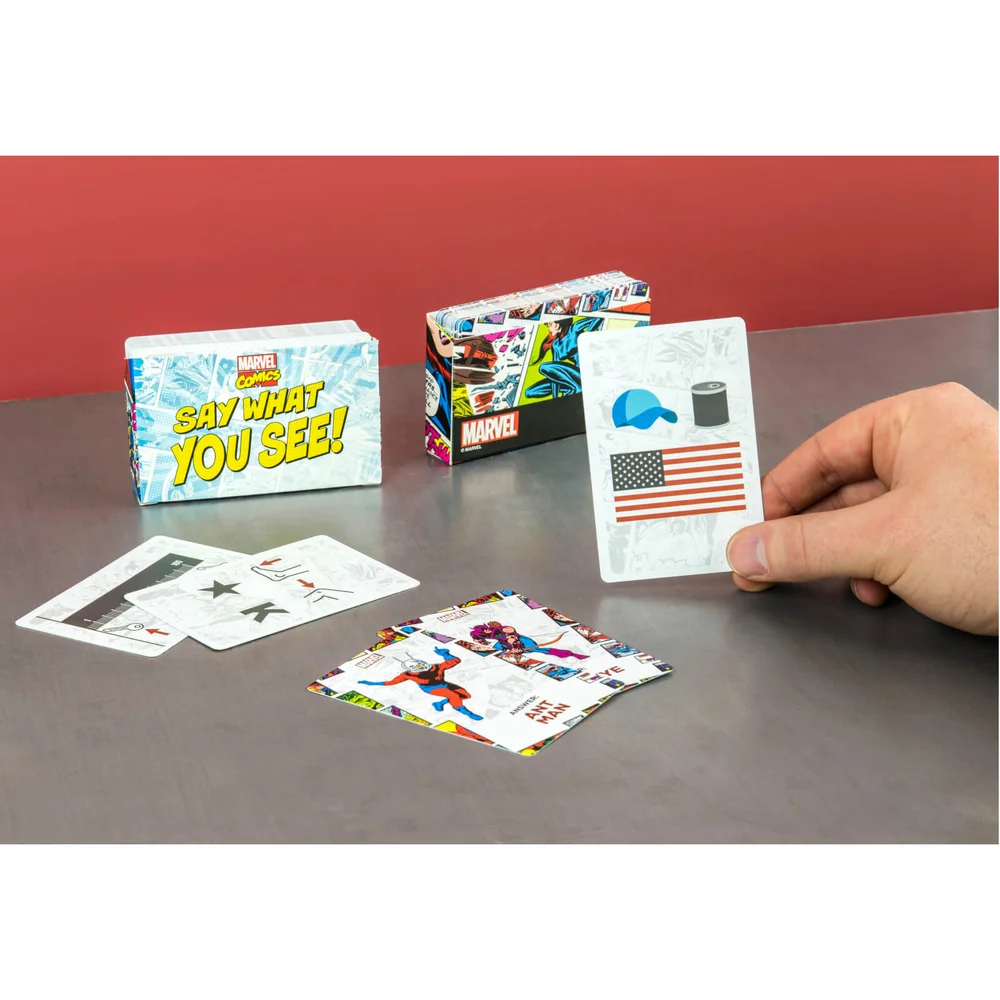 Marvel Say What You See Card Game Image 1