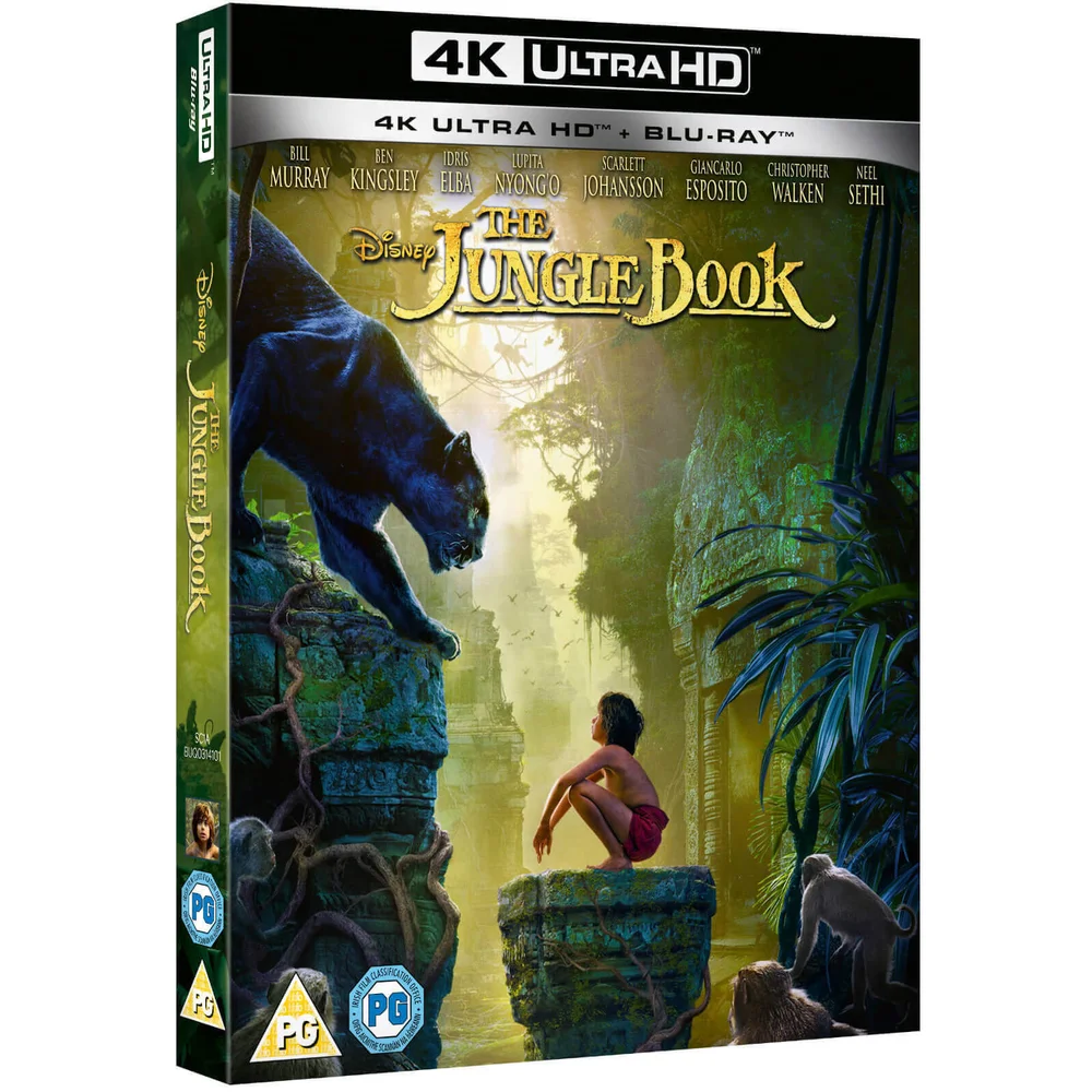 The Jungle Book (Live Action) 4K Ultra HD (Includes 2D Blu-ray) Image 1