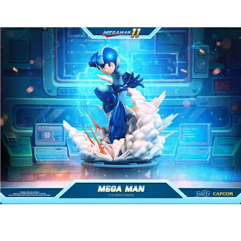 First 4 Figures Mega Man 11 Statue 1/4 Mega Man 42 cm Image 1