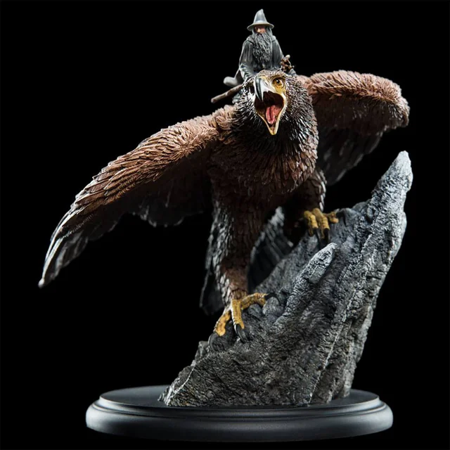 Weta Workshop Lord of the Rings Statue Gandalf on Gwaihir 15cm